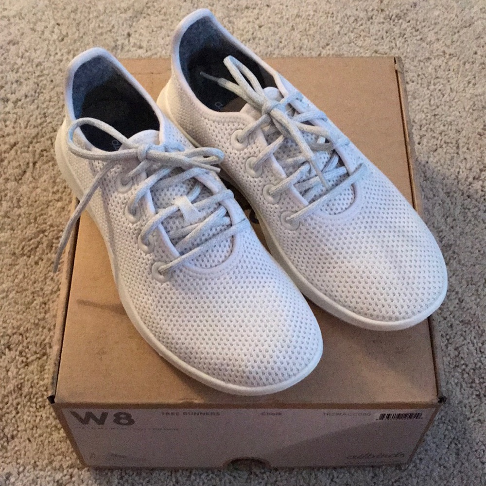 allbirds White Knit Sneakers